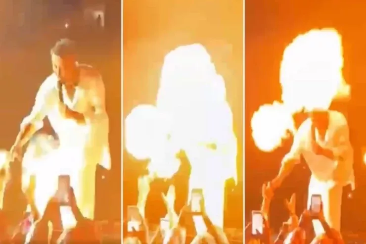 Narkotik şübhəsi ilə saxlanılmışdı, konsertdə saçı yandı 
