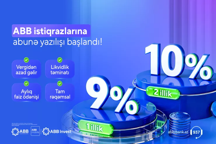 ABB 3-cü dəfə istiqraz emissiyasına başladı