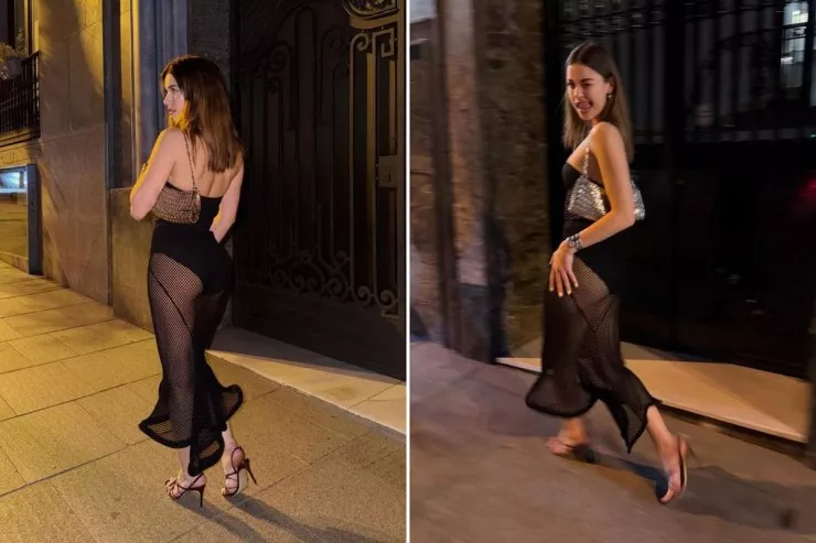 Afra Saraçoğlu geyimi ilə sosial medianı iki yerə böldü 