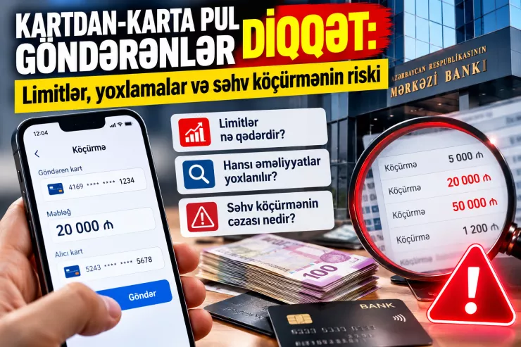 Azərbaycanda pul köçürmələr və LİMİTLƏR  - Səhvin cəzası nədir?