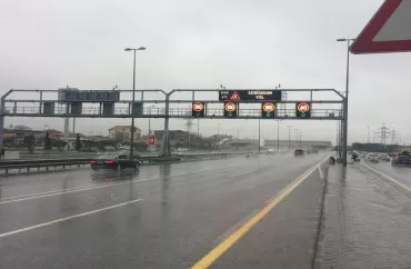 Bu yolda sürət həddi aşağı salındı