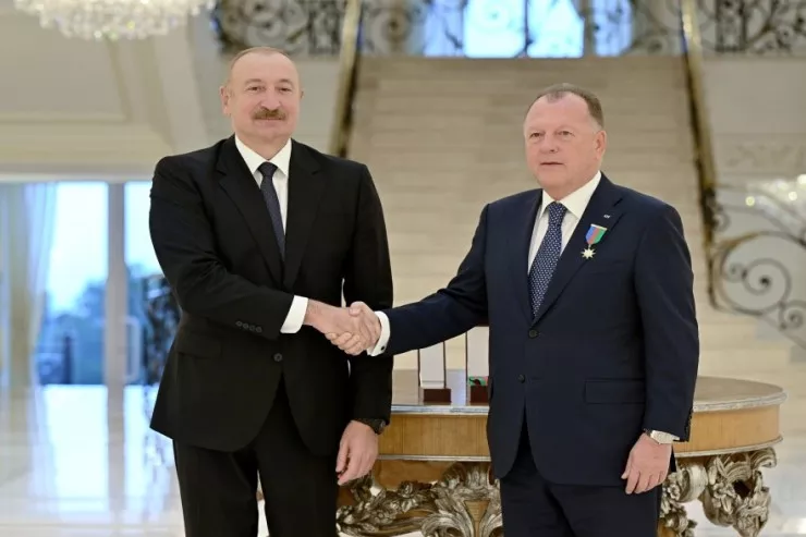İlham Əliyev Beynəlxalq Cüdo Federasiyasının prezidentini qəbul etdi - FOTO 