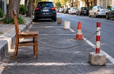 Küçəni özününküləşdirənlər: Stul, vedrə, zəncirlə “parking” tutanları hansı CƏZA gözləyir?