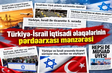 Dövlət siyasəti ilə korporativ maraqların qarşıdurması: Türkiyə-İsrail iqtisadi əlaqələrinin pərdəarxası mənzərəsi