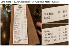 Bakıda restoranda musiqiyə qulaq asmağa görə ödəniş alındı  - Qanun nə deyir?