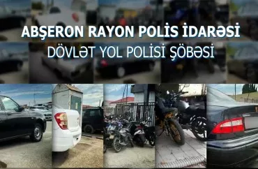 Abşeronda 23 motosikletçi saxlanıldı - VİDEO