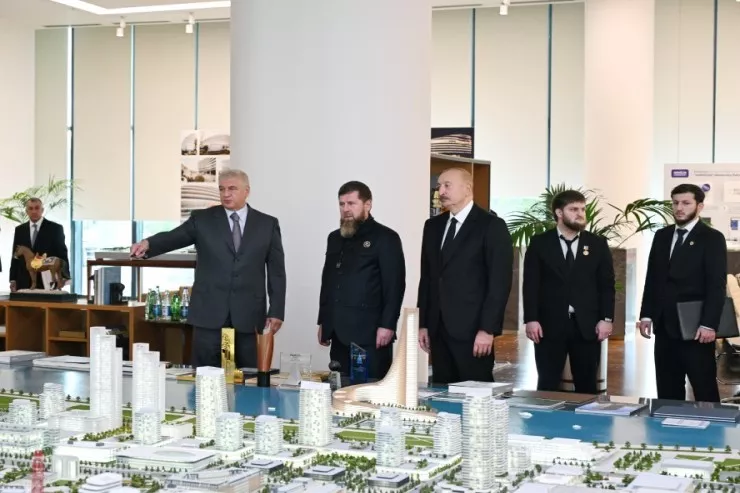 İlham Əliyev və Ramzan Kadırov "Ağ şəhər"də olublar - FOTOLENT 