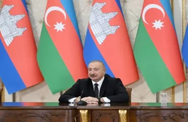 İlham Əliyev və Hun Manet mətbuata bəyanatlarla  çıxış ediblər