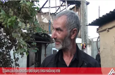 Özümü oda atdım, anamı xilas edə bilmədim – Qusardan GÖRÜNTÜLƏR -YENİLƏNİB