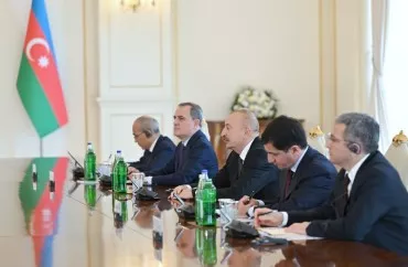 Prezident İlham Əliyevin Laos Prezidenti ilə geniş tərkibdə görüşü olub -FOTOLENT