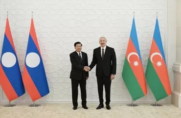 Azərbaycan və Laos prezidentləri mətbuata bəyanatlarla çıxış ediblər