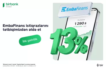 Birbank Invest vasitəsilə “EmbaFinans” BOKT istiqrazlarına investisiya etmək imkanı