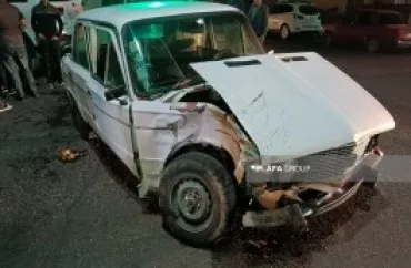 Tovuzda iki avtomobil toqquşdu, xəsarət alanlar var