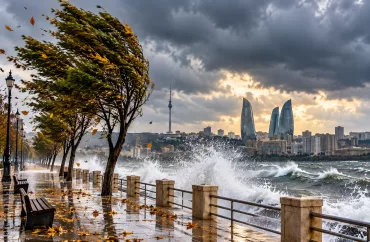 Bakıda və Abşeronda güclü küləklə bağlı XƏBƏRDARLIQ