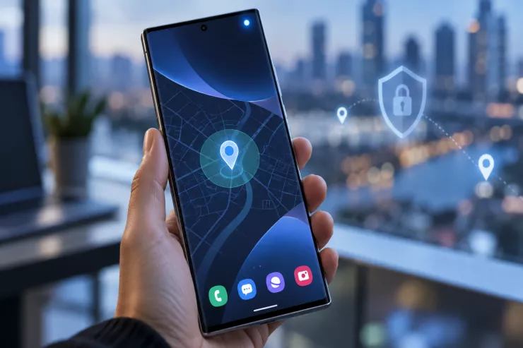 Samsung telefonlarında müəmmalı  mavi nöqtə   - Nə  deməkdir? 