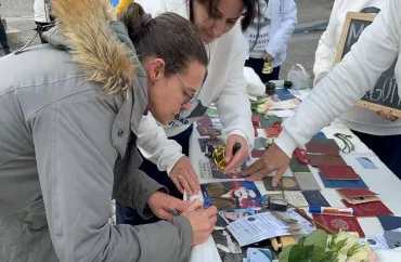 Azərbaycanlı itkin ailələri Brüsseldə silsilə aksiyalar keçirdi -FOTOLENT