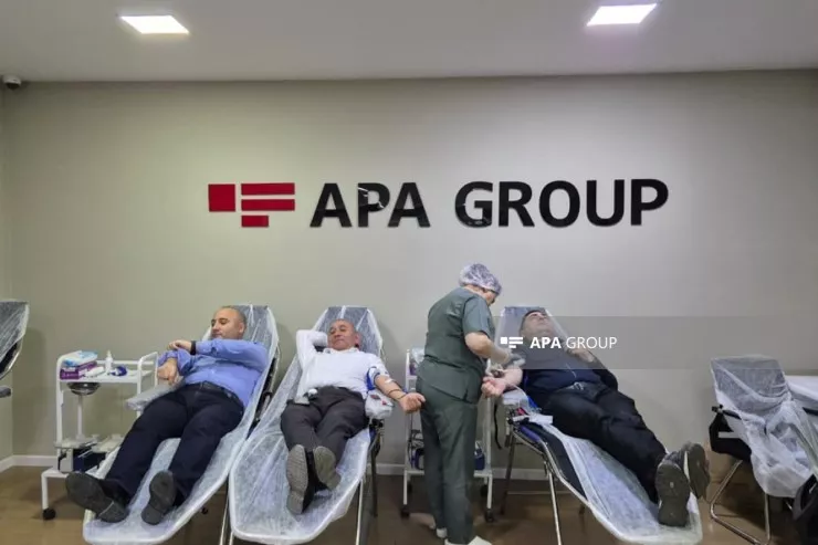 "APA Media Group"da qanvermə aksiyası keçirilib - FOTOLENT 