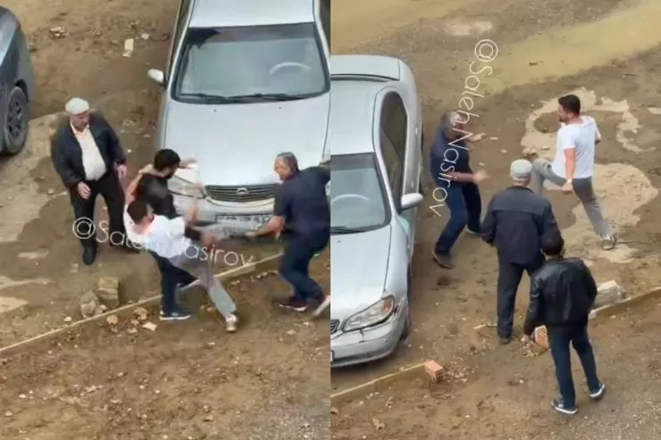 Bakıda sürücülər yer üstündə  dalaşdı, saxlanılanlar var - HADİSƏ ANI 