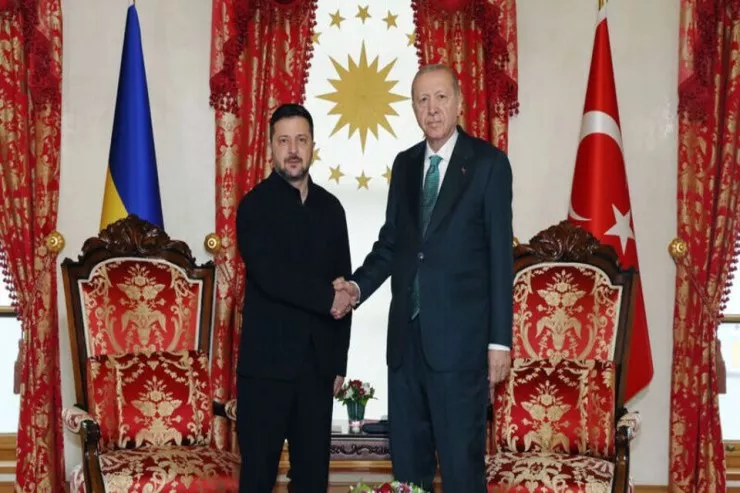 Ərdoğan Zelenskini qəbul etdi