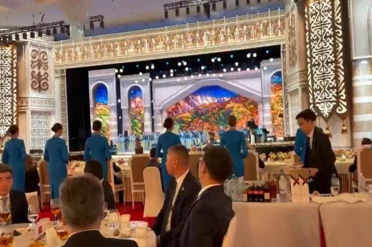 Bişkekdə dövlət və hökumət başçılarına ziyafət verildi - VİDEO 