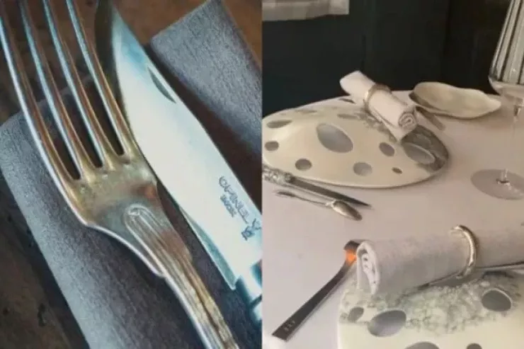 Restoranlarda qəribə  oğurluqlar - Müştərilər görün nələri aparırlar 