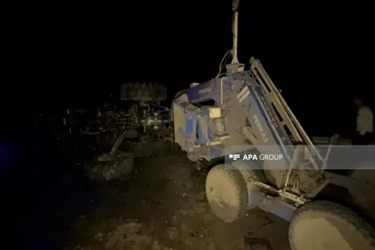 Zərdabda ağır qəza, 5 nəfər yanaraq öldü 