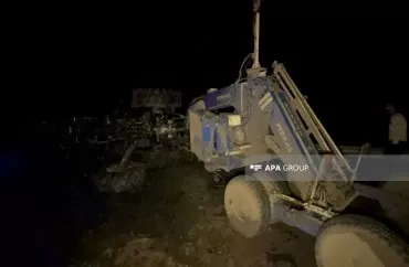 Zərdabda ağır qəza, 5 nəfər yanaraq öldü