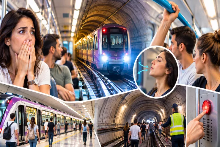 Metro tuneldə  dayansa,  nə etməlisiniz? Panika təhlükəni ikiqat artırır