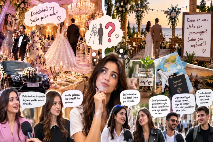 Xoşbəxtlik toyun dəbdəbəsindən asılıdır? – SORĞU 