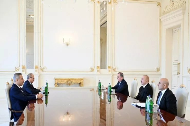 Prezident İlham Əliyev Hakan Fidanı qəbul etdi 