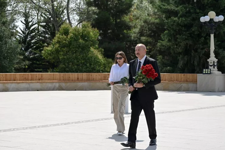 Prezident və xanımı  Şamaxıya getdi - FOTOLENT 
