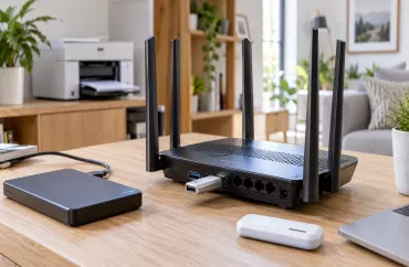 Routerdəki USB girişi nə üçündür?