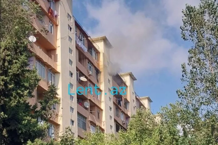 Bakıda yaşayış binasında YANĞIN 