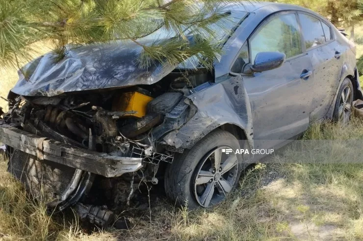 Naxçıvanda yol FACİƏSİ:  körpə öldü,  valideynləri yaralandı