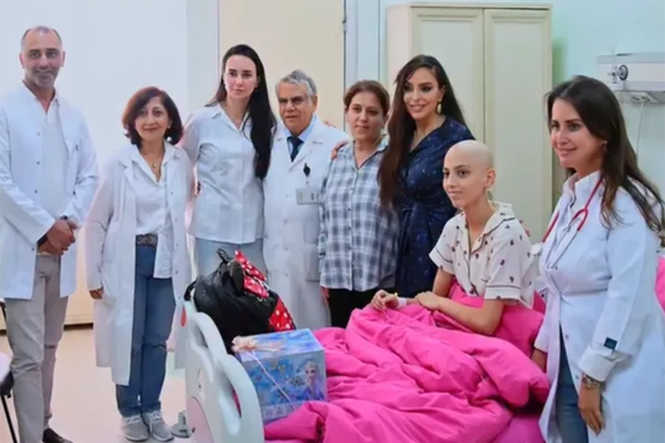 Leyla Əliyeva Milli Onkologiya Mərkəzində - Video 