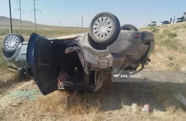 Naxçıvanda maşın aşdı, ölən var