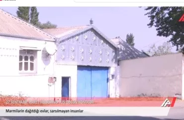 Müharibənin ilk günü: Mərmilərin hədəfində qalan kəndlər - VİDEO