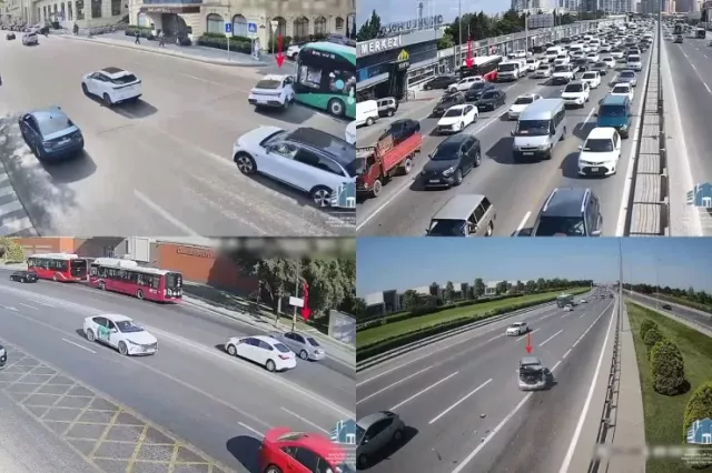 Bakıda avtobus qəzaları