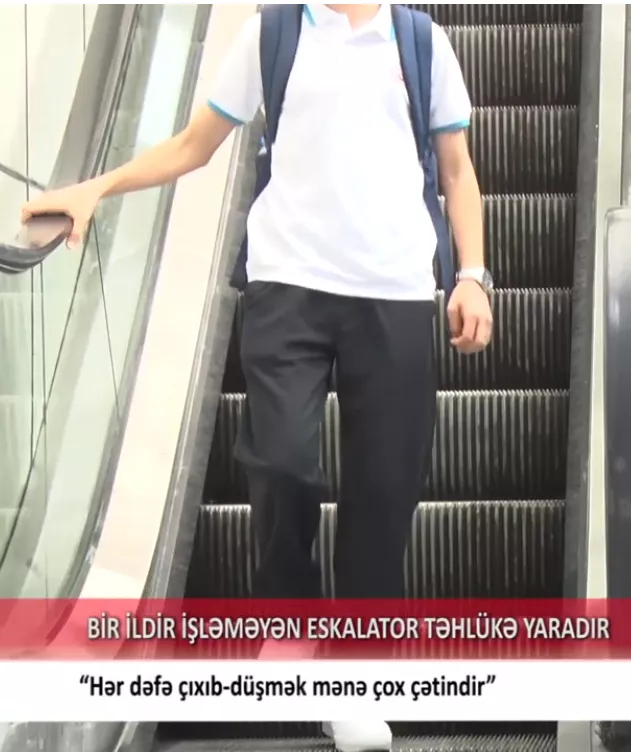 İşləməyən eskalator – Uşaqlar dərsə necə gedir?