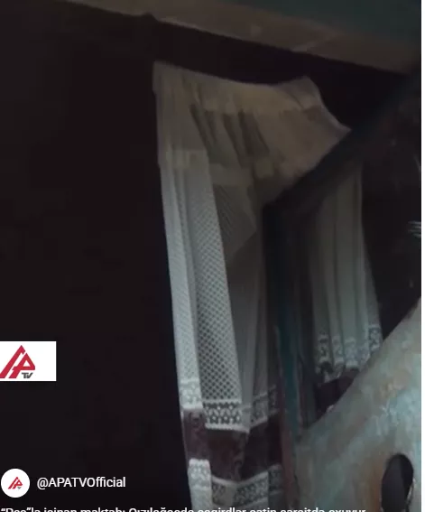 Azərbaycanda “peç”lə isinən məktəb