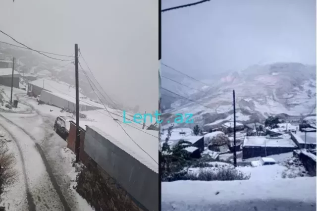 Azərbaycana ilk qar yağdı