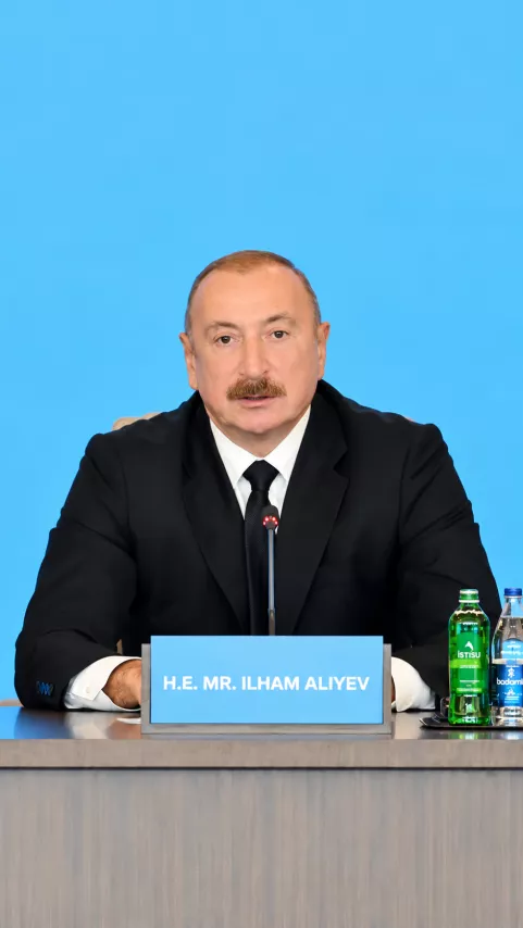 Prezident Mədəniyyətlərarası Dialoq Forumunda çıxış edib
